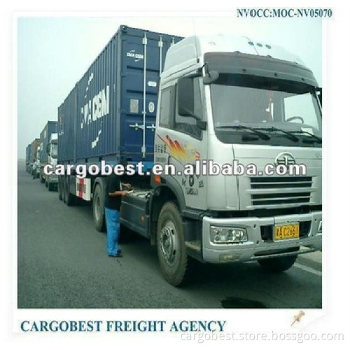 Trucking shipments Company from FUJIAN to TINCAN
